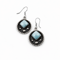 Rhombus Drop Earrings Larimar