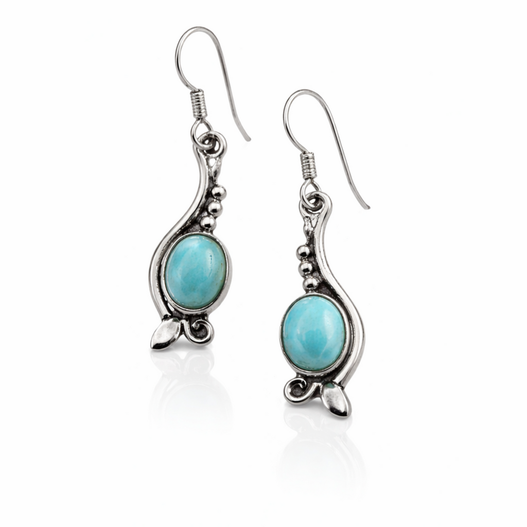 Stem Earrings Larimar