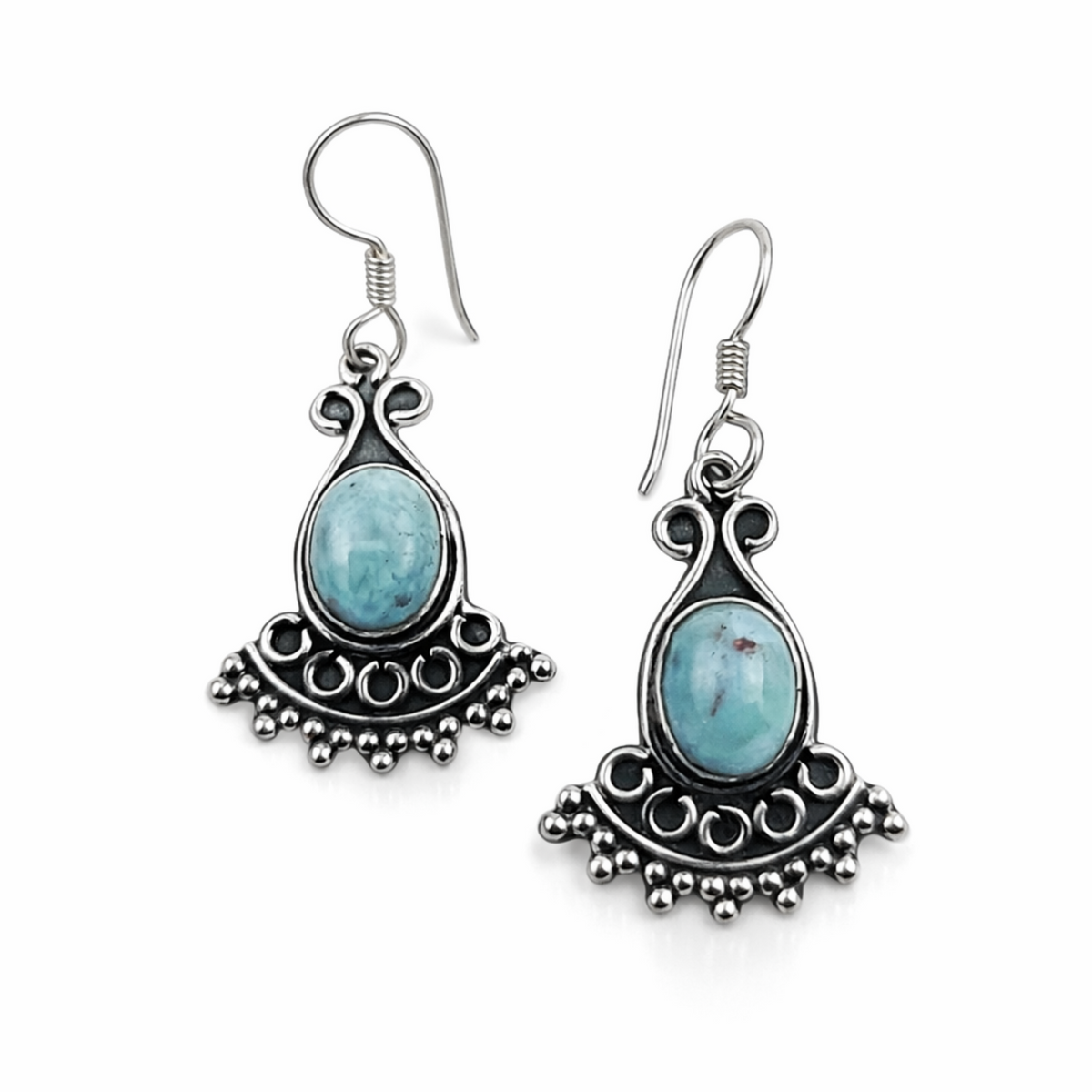 Sea Dance Larimar Drop Earrings
