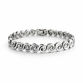 Fine Silver Snail Bracelet