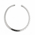 Shark Fin Necklace by Silver Reef in Fine Silver
