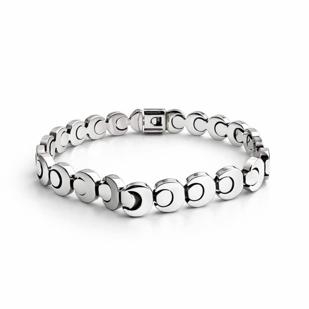 Eclipse Bracelet in Fine Silver