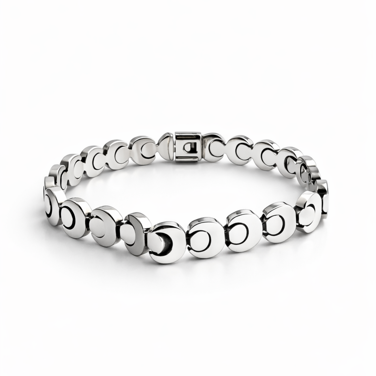 Eclipse Bracelet in Fine Silver
