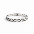 Celosía Link Bracelet in Fine Silver