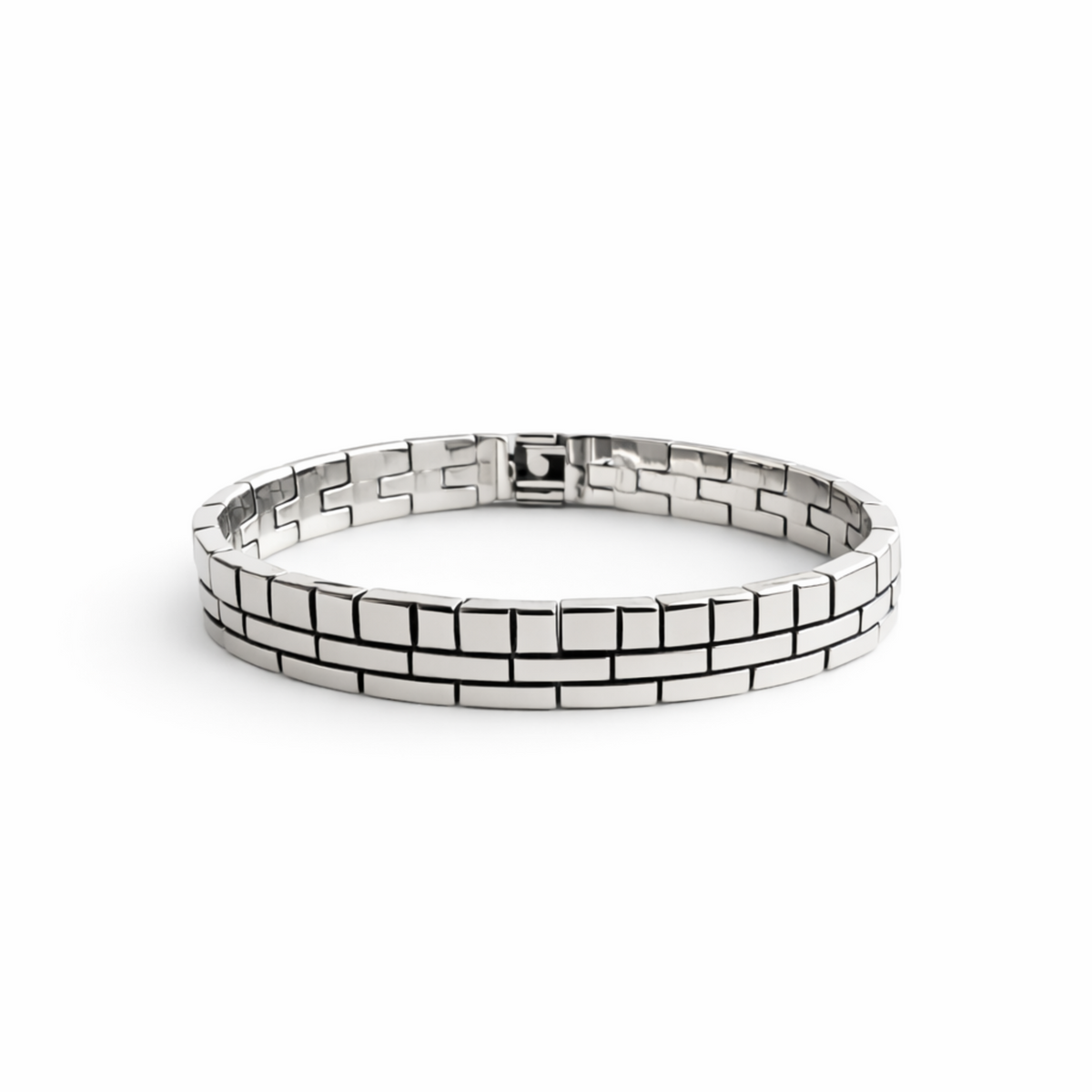 Mosaico Prehispánico Bracelet in Fine Silver
