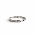 Oleaje Bracelet in Fine Silver