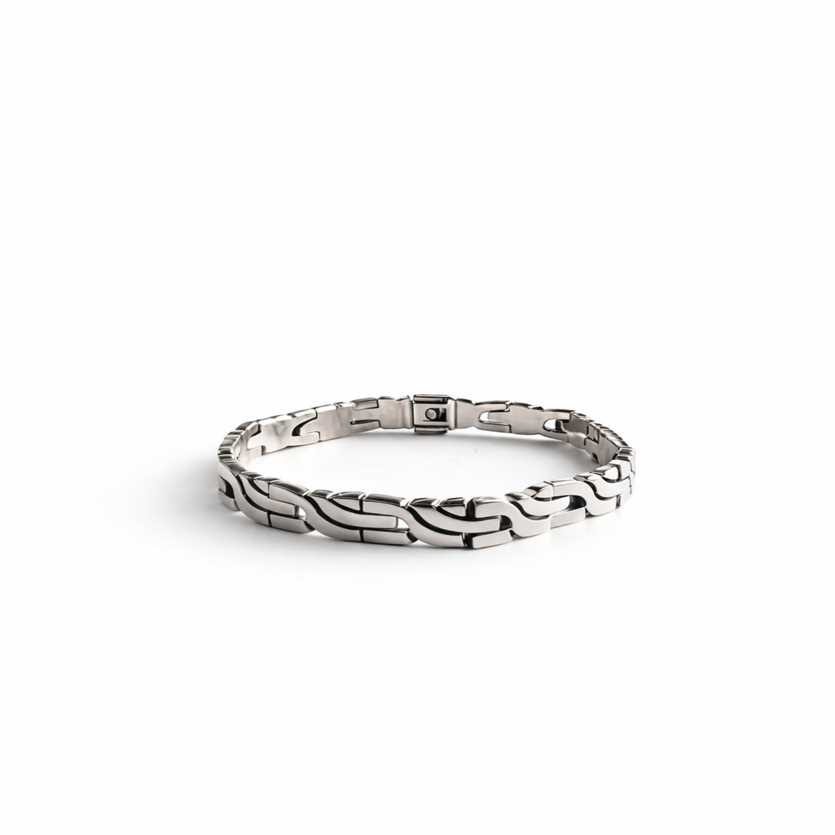Oleaje Bracelet in Fine Silver