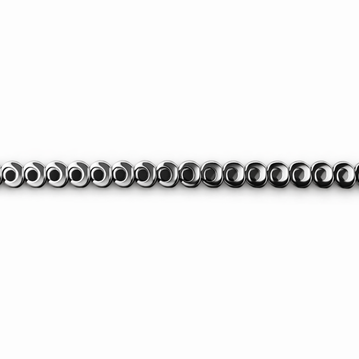 Eclipse Bracelet in Fine Silver