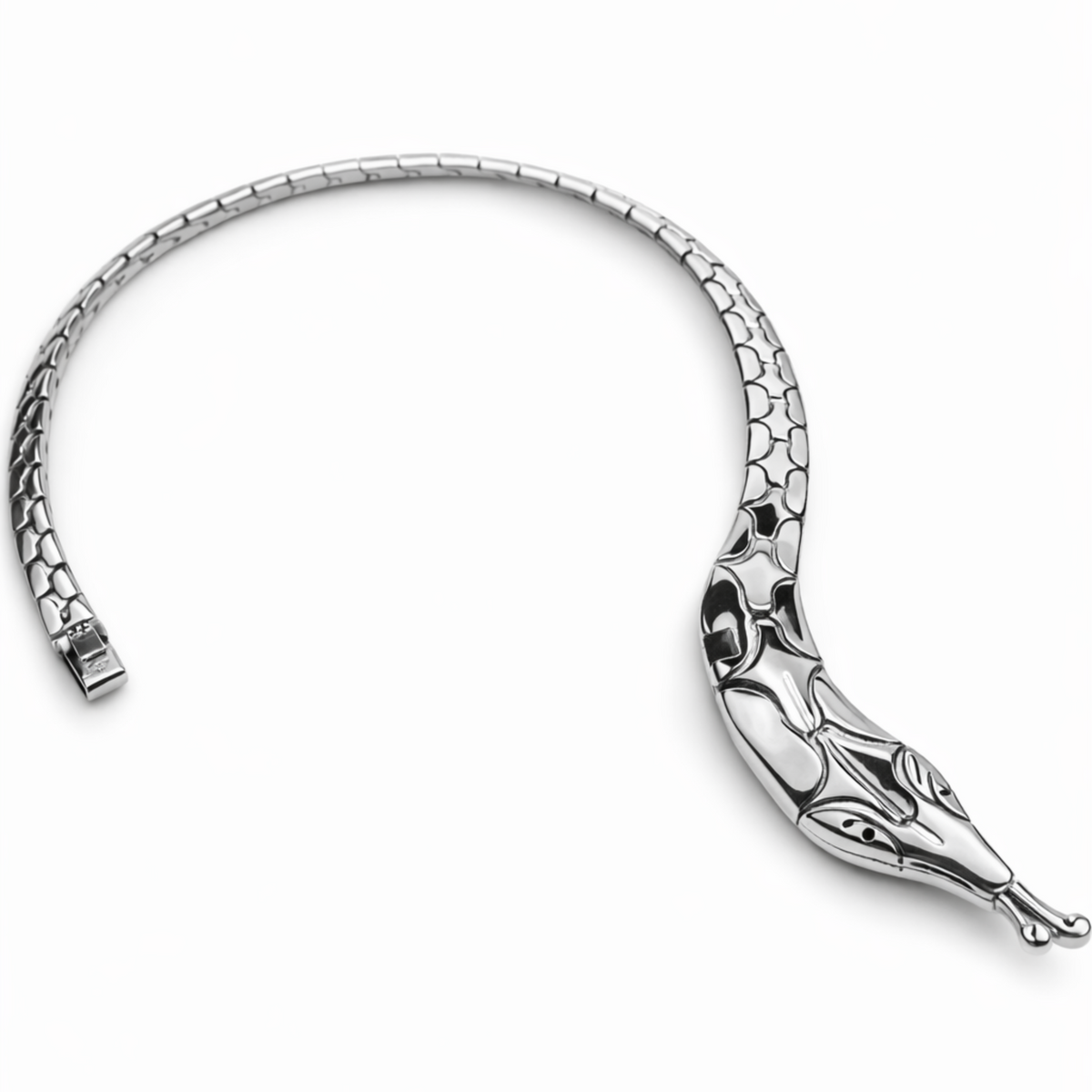 Snake Necklace in 950 Silver